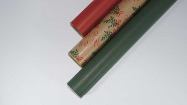 3 rolls of wrapping paper