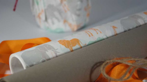 animal 4 wrapping papers