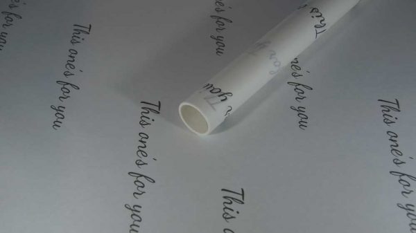 handwriting wrapping papers