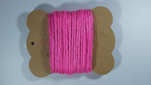 D10-1017 Hot Pink biodegradable twine 10m-2