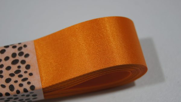 E10-1001 Orange biodegradable ribbon 24mm 10m-1
