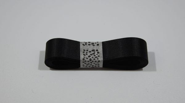 E10-1007 Black biodegradable ribbon 24mm 10m-2