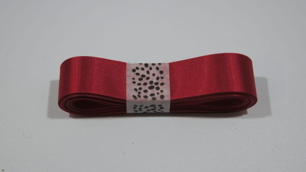 E10-1011 Burgundy biodegradable ribbon 24mm 10m-2