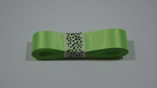 E10-1016 Apple Green biodegradable ribbon 24mm 10m-2