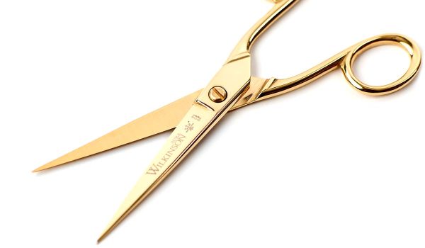 7 inch gold scissors