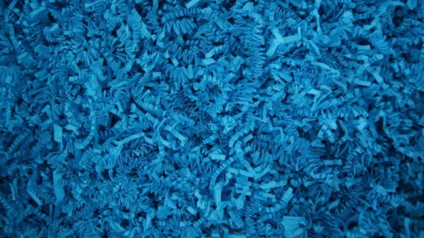 Turquoise Shredded Paper 2