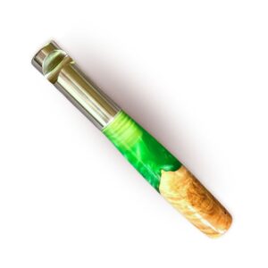 Handcrafted wooden bottle opener with olive wood handle