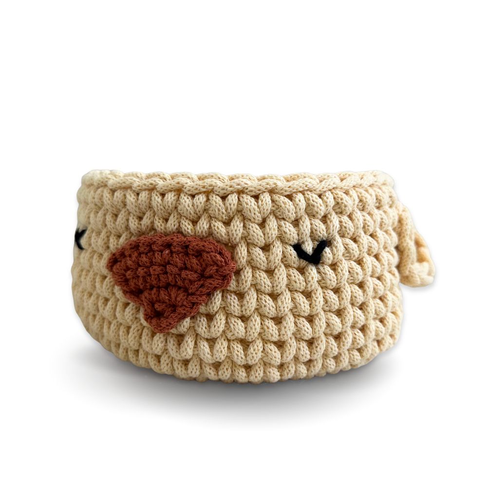 Handcrafted Chick Storage Basket