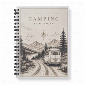 Camping Log Book by Hansel for recording camping adventures