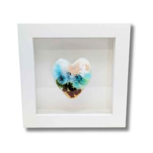 Glass Seascape Heart