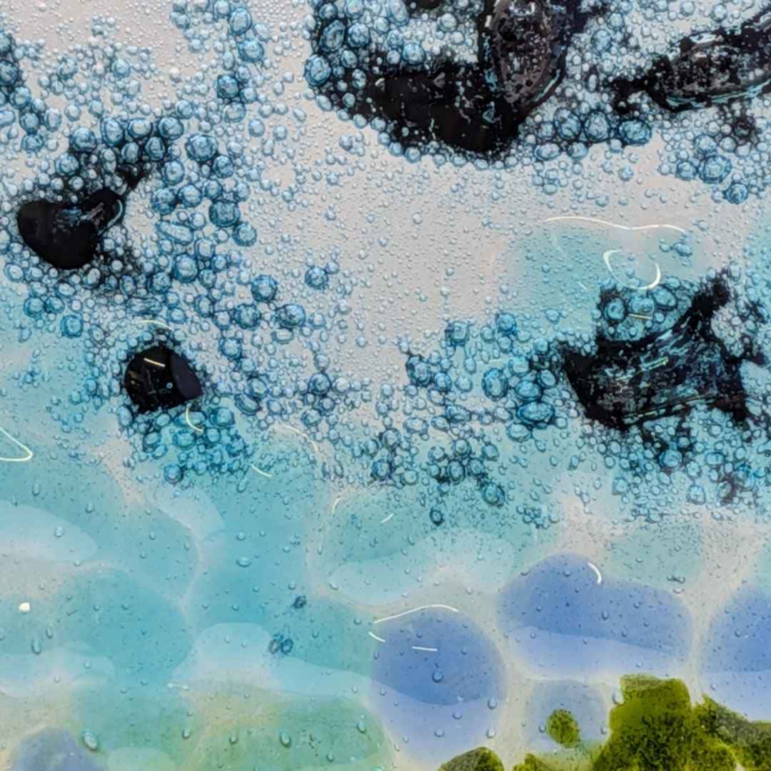 Glass Seascape Heart - Image 5